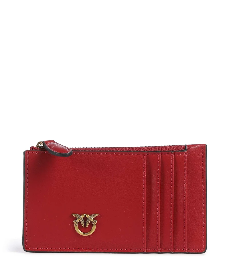 Pinko Airone Tarjetero rosso rio/antique gold