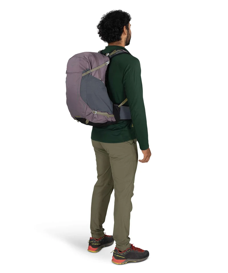 Osprey Hikelite 28 Mochila de senderismo tungsten/yelow