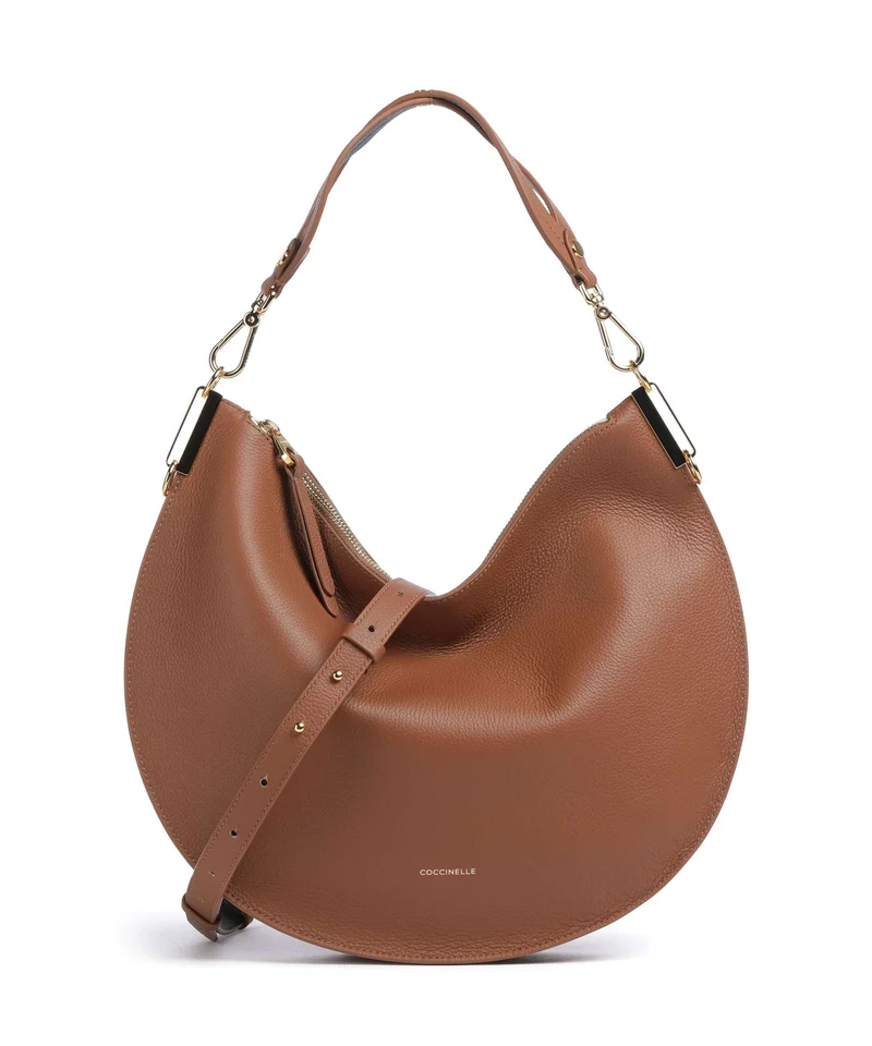 Coccinelle Sunup Bolso de hobo cognac/noir