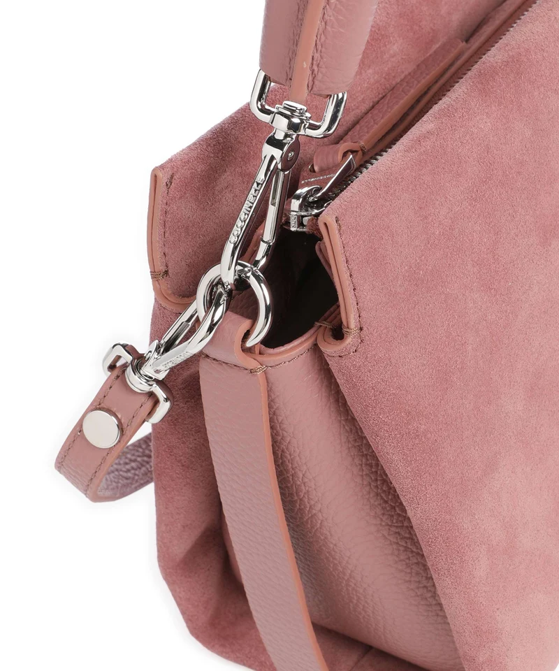 Coccinelle Boheme Suede Bolso de mano winter rose