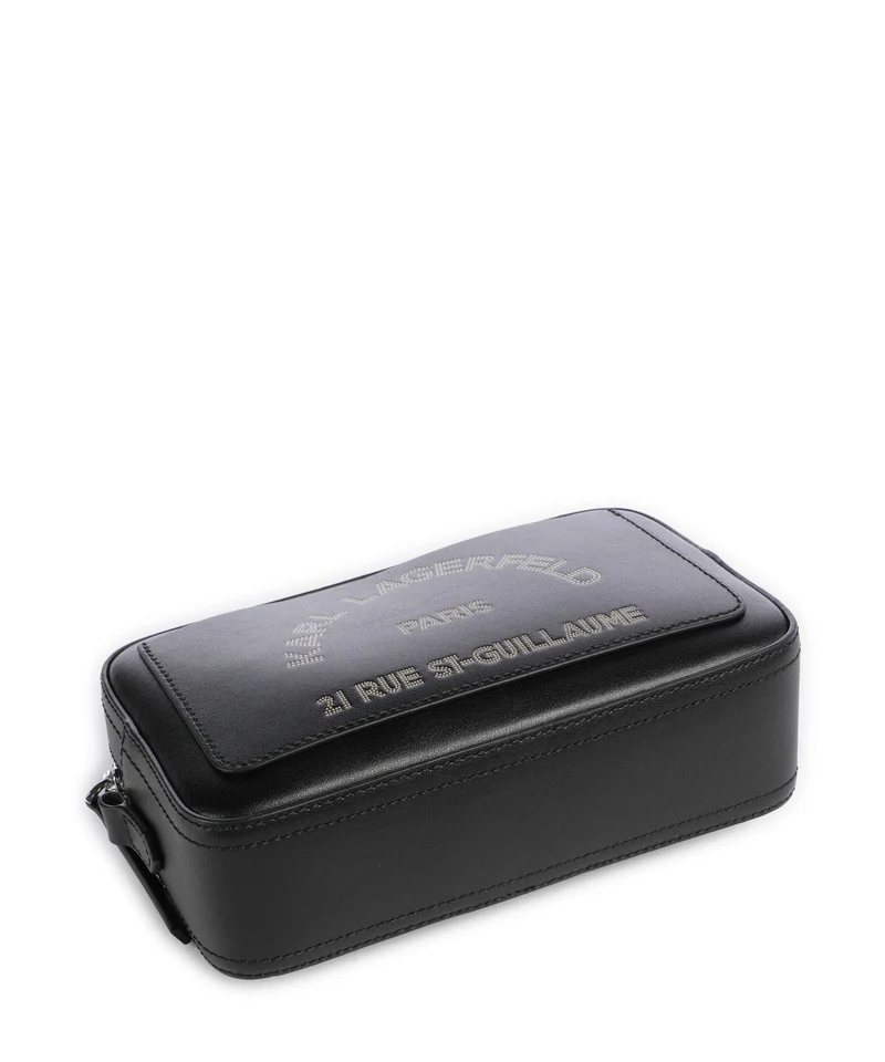 Karl Lagerfeld K/Daily Bandolera black nickel