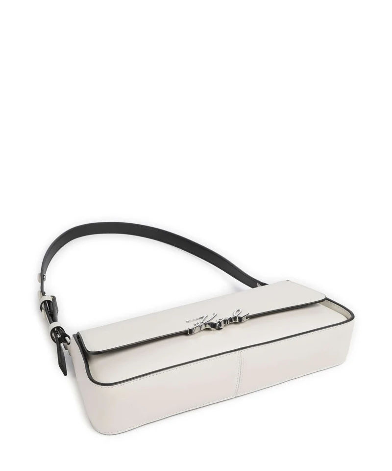 Karl Lagerfeld K/Signature Bolso de hombro off white