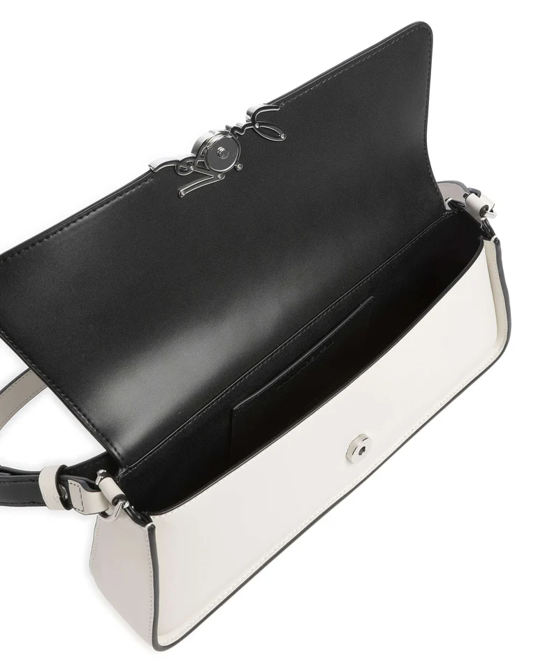 Karl Lagerfeld K/Signature Bolso de hombro off white