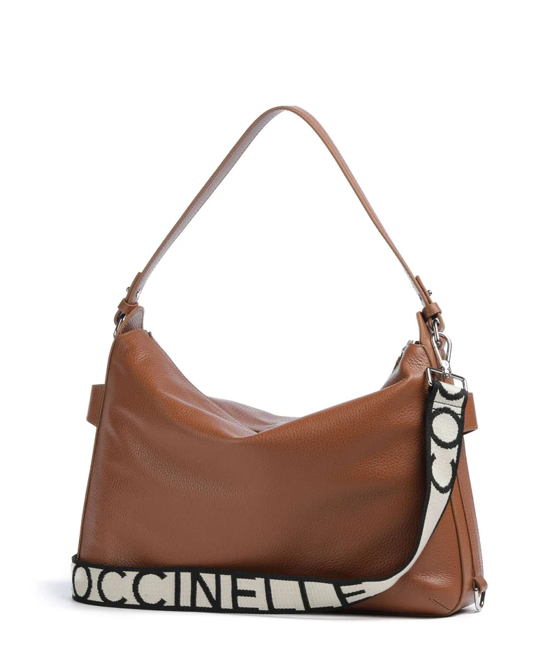 Coccinelle Gretel Ribbon Bolso de hobo cognac