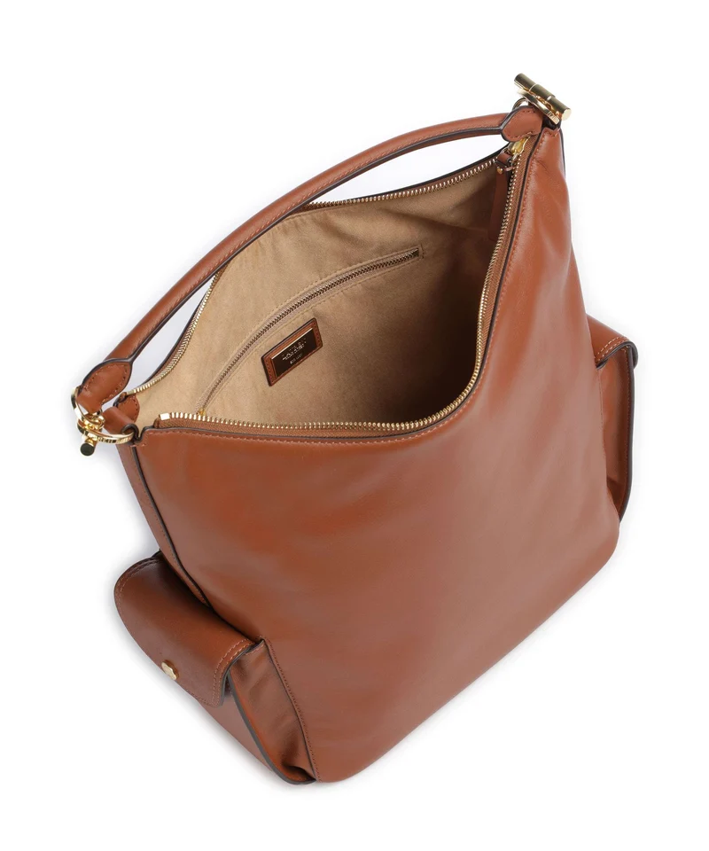 Lauren Ralph Lauren Blaike Large Bolso de hobo lauren tan