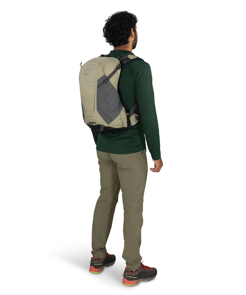 Osprey Hikelite 18 Mochila de senderismo tungsten/yelow