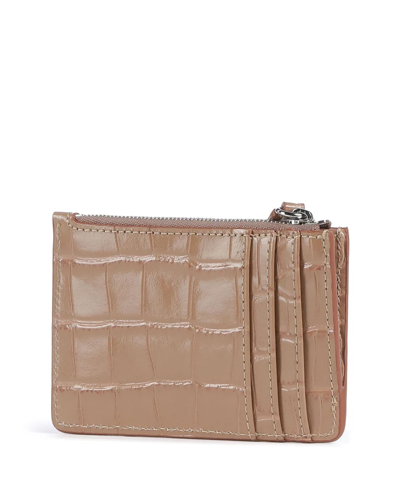 Vivienne Westwood Embossed Croc Slim Tarjetero dusty pink