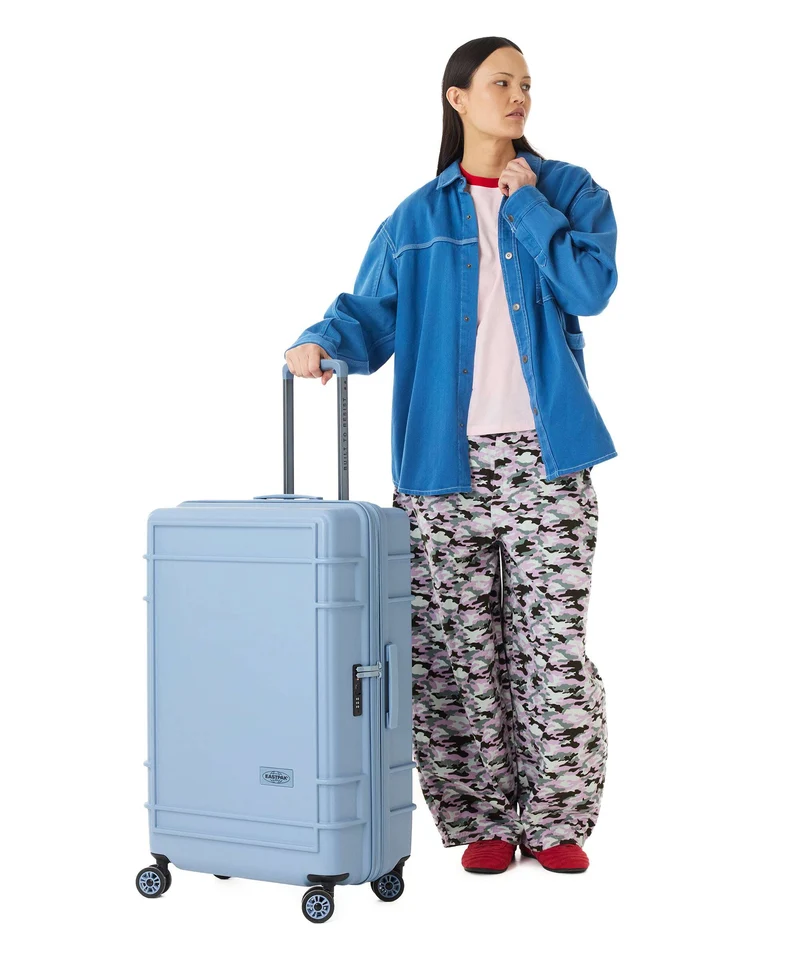 Eastpak Resist'R Mono L Maleta con 4 ruedas blue