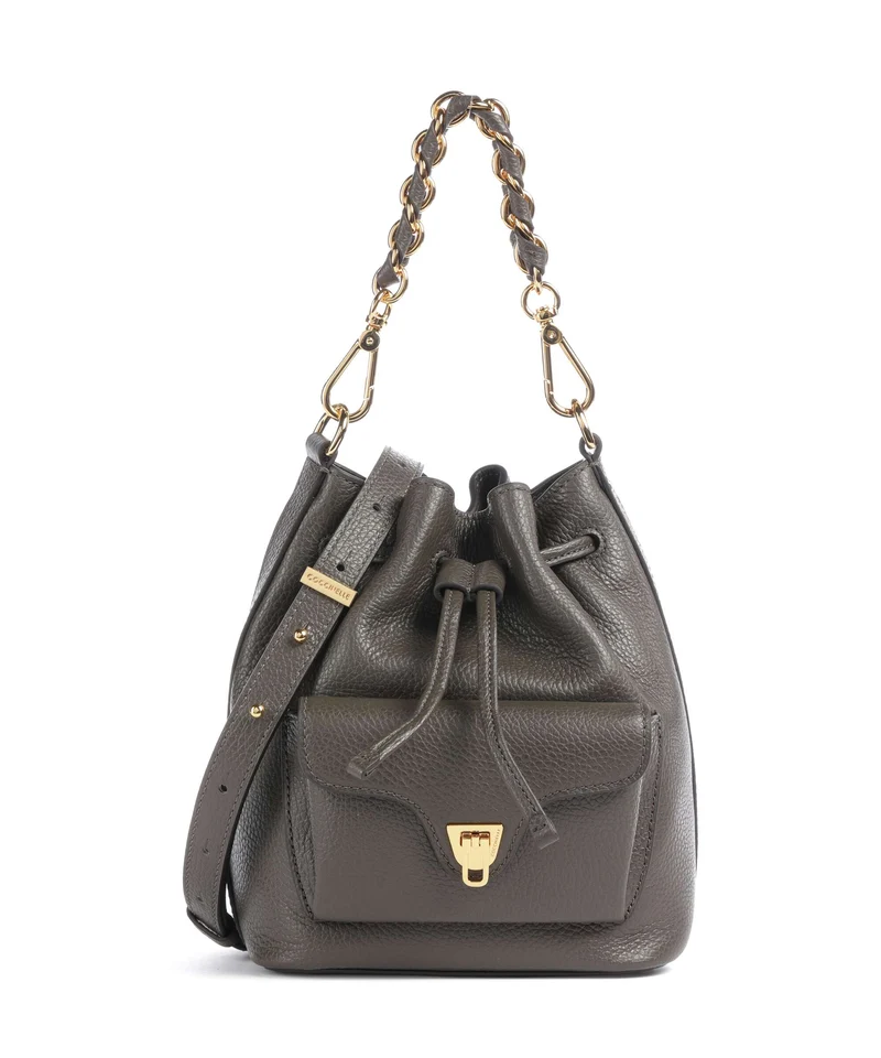 Coccinelle Beat Generation Bucket bolso de mano fango