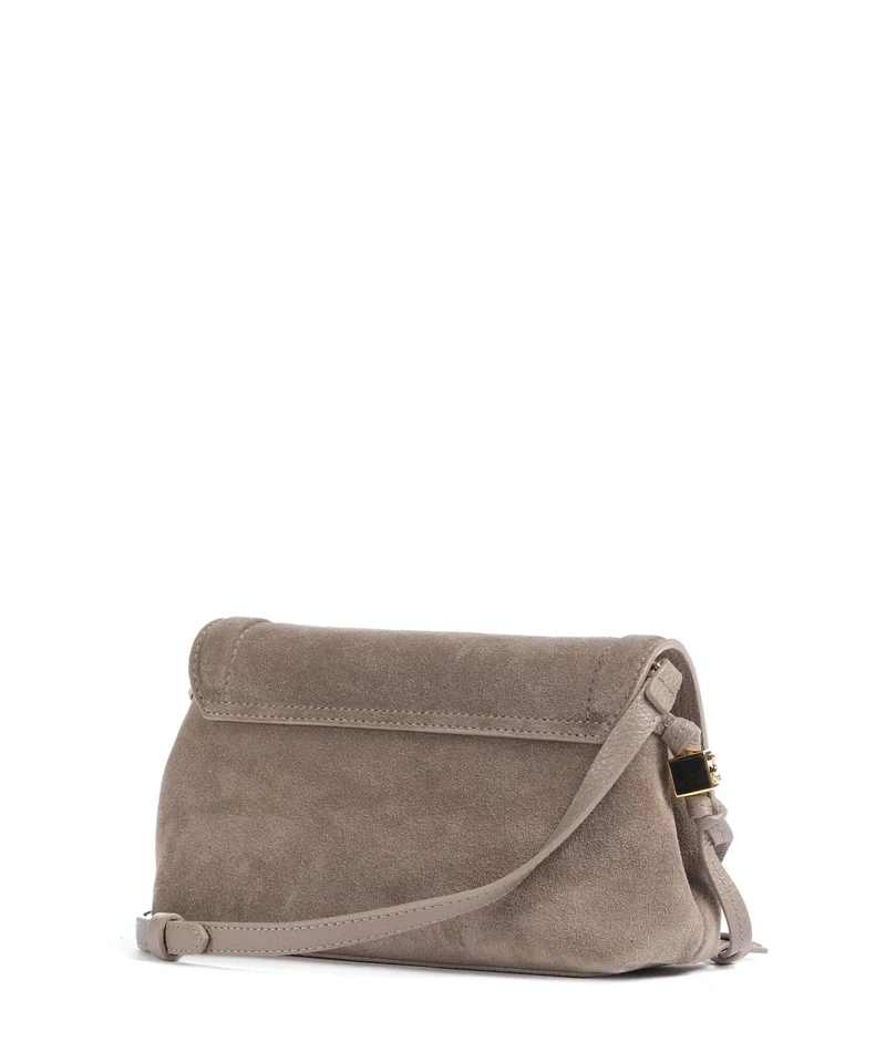 Coccinelle Thess Suede Bandolera warm taupe