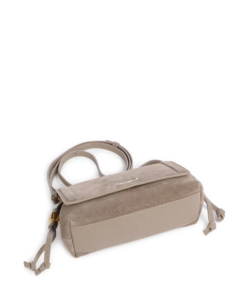 Coccinelle Thess Suede Bandolera warm taupe