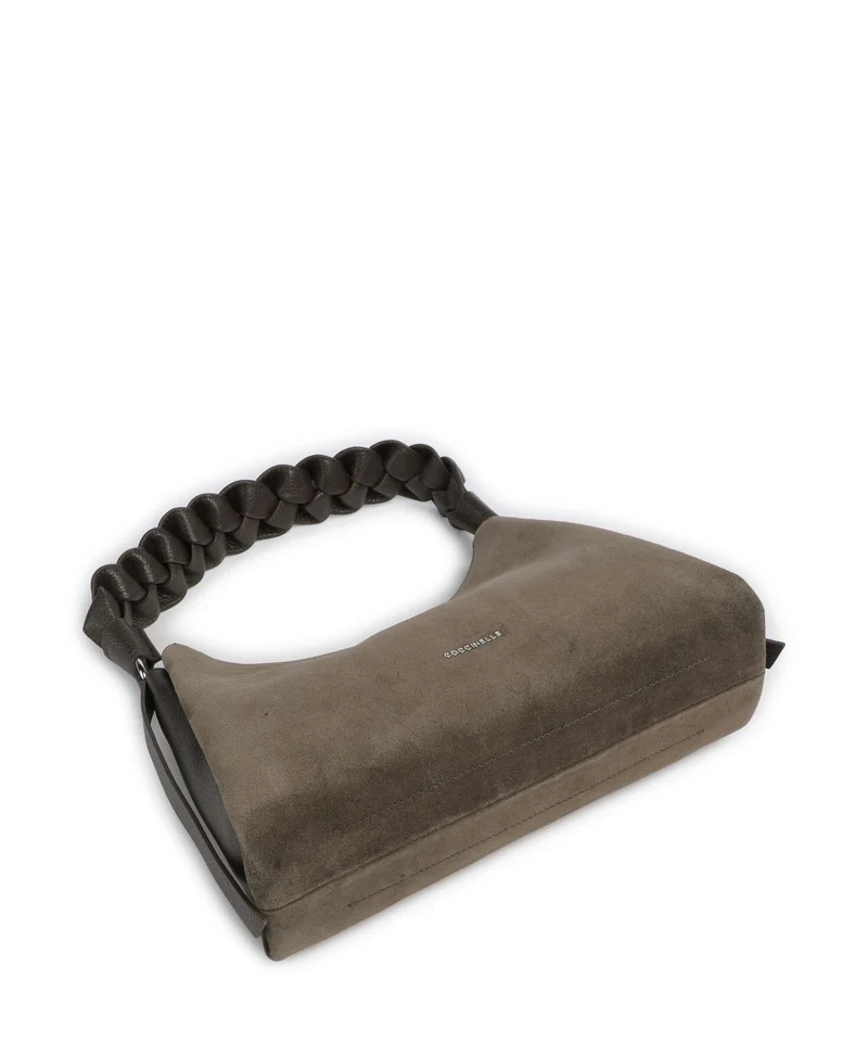 Coccinelle Boheme Suede Bolso de hombro fango