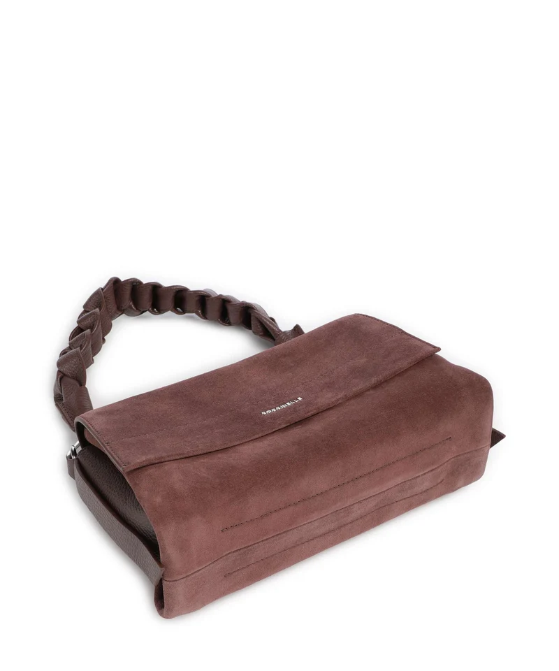 Coccinelle Boheme Suede Bolso de hombro berry