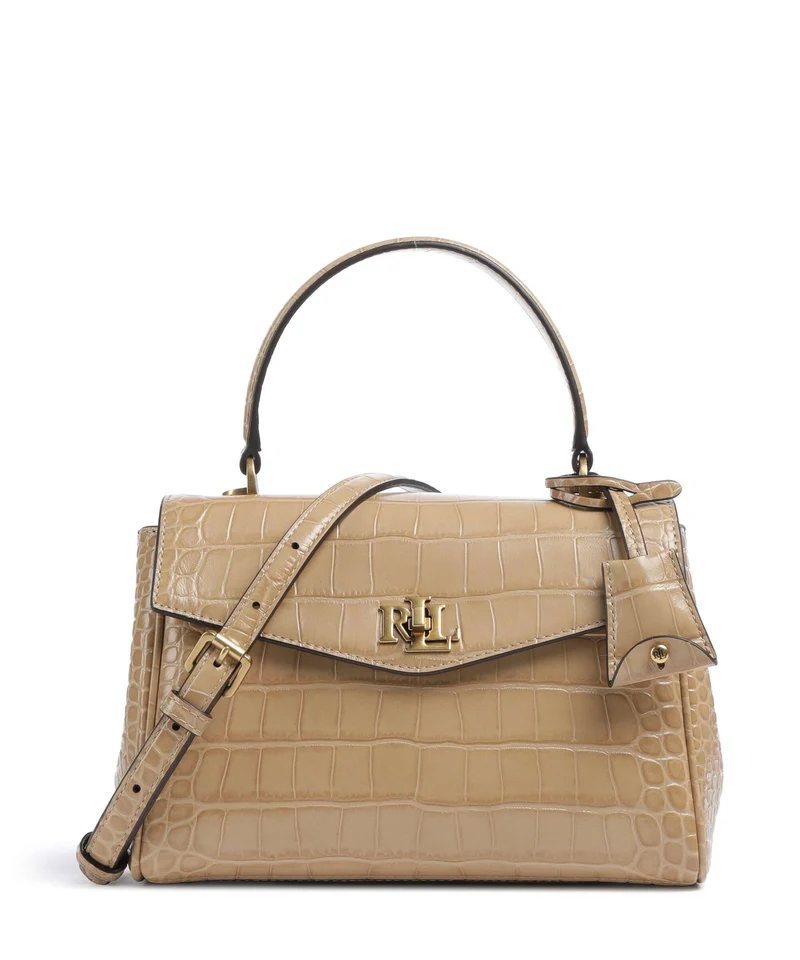 Lauren Ralph Lauren Farrah Small Bolso de mano tan