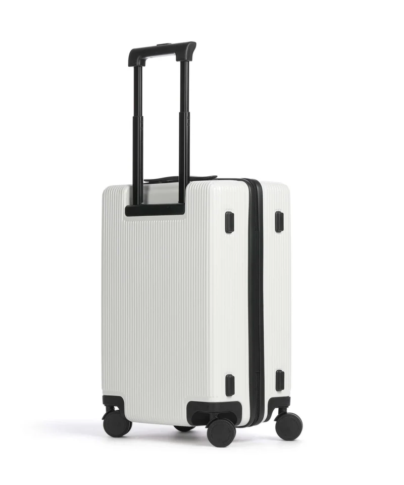 Karl Lagerfeld Ikon Choupette Maleta con 4 ruedas off white