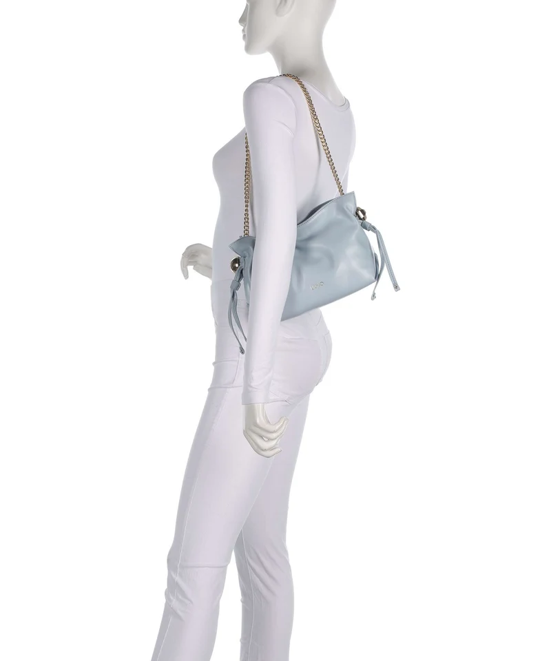 Liu Jo Riccy S Bucket bolso de mano dusty blue