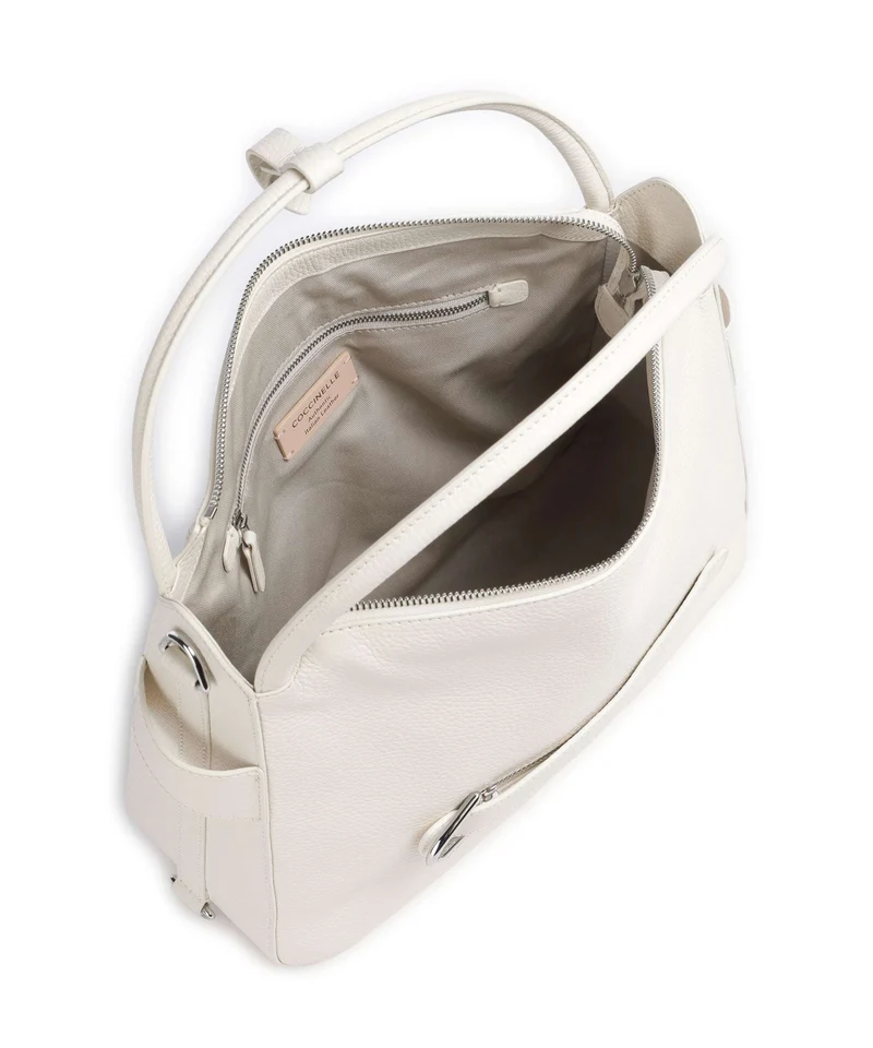 Coccinelle Gretel Ribbon Bolso de hobo pearl