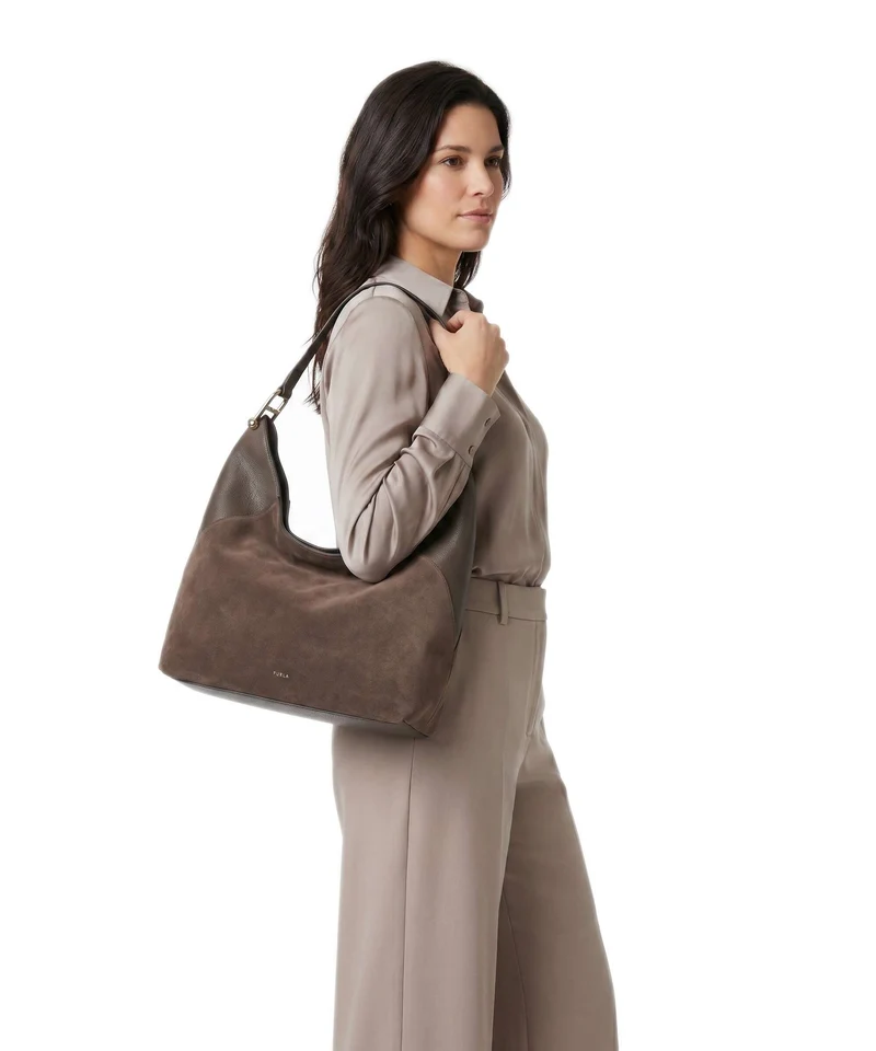 Furla Lara L Bolso de hobo toni mogano