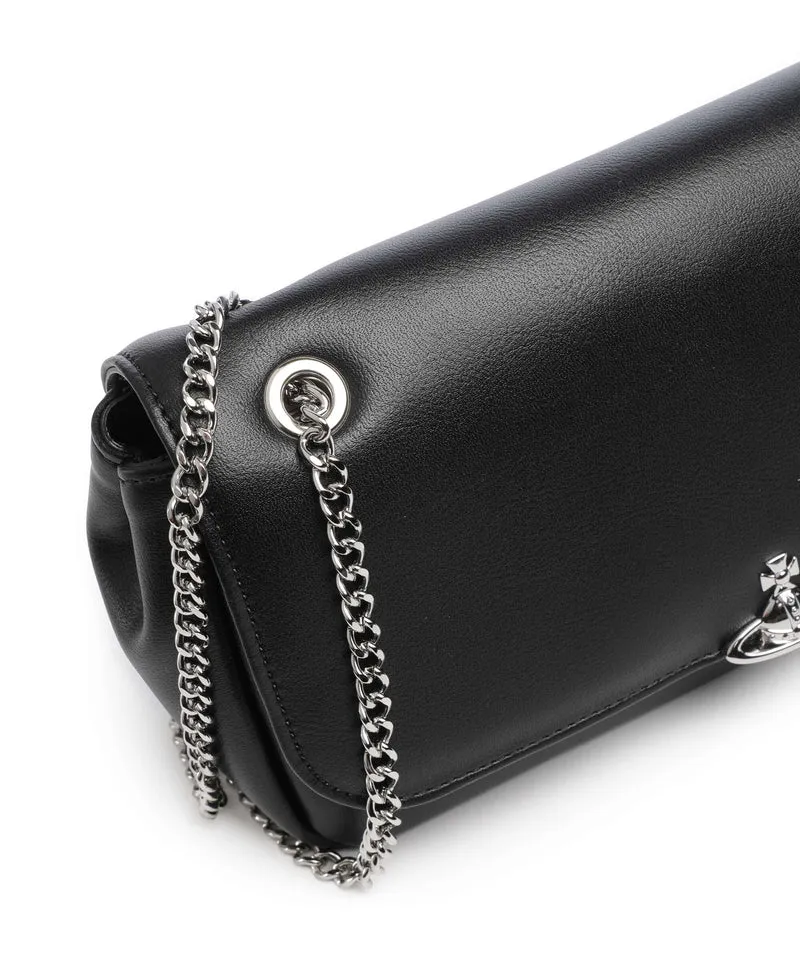 Vivienne Westwood Chain Smooth Bolso de hombro black