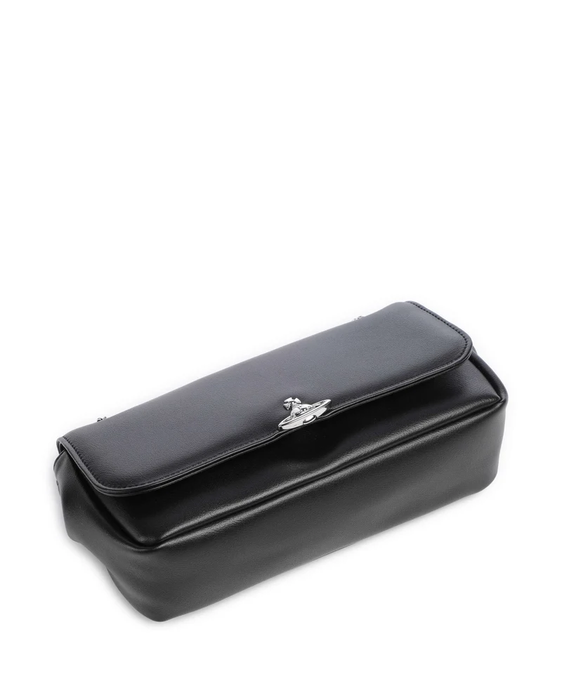 Vivienne Westwood Chain Smooth Bolso de hombro black