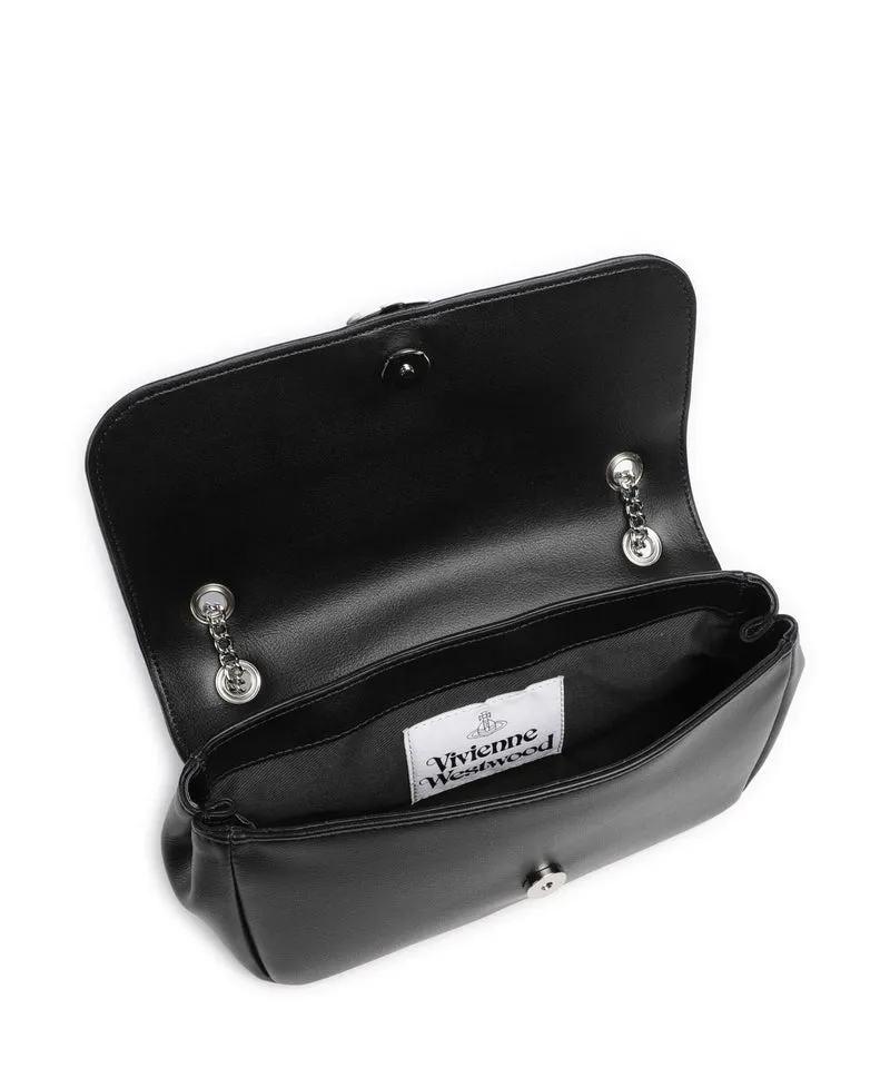 Vivienne Westwood Chain Smooth Bolso de hombro black