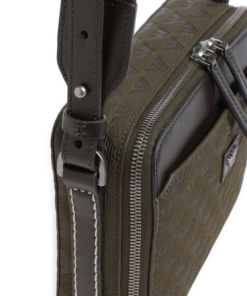 Emporio Armani Special Minorca Bandolera dark olive