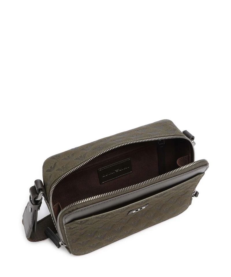 Emporio Armani Special Minorca Bandolera dark olive