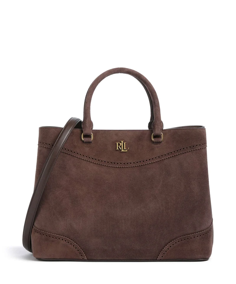 Lauren Ralph Lauren Marcy 36 Bolso de mano chestnut brown