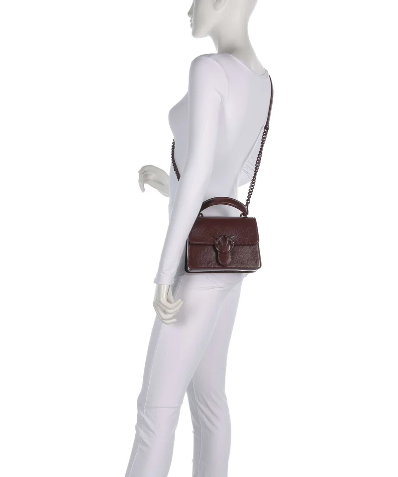 Pinko Love One Mini Bolso de mano burgundy wine