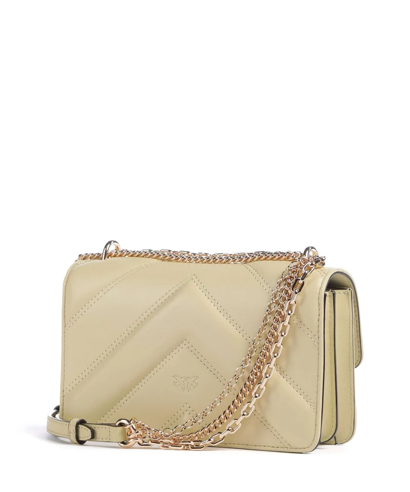Pinko Love One Mini Bolso de hombro giallo pastinaca/gold mordore