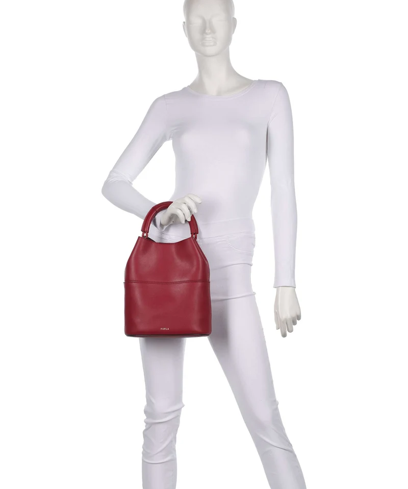 Furla Sfera S Bucket bolso de mano lacca/vaniglia