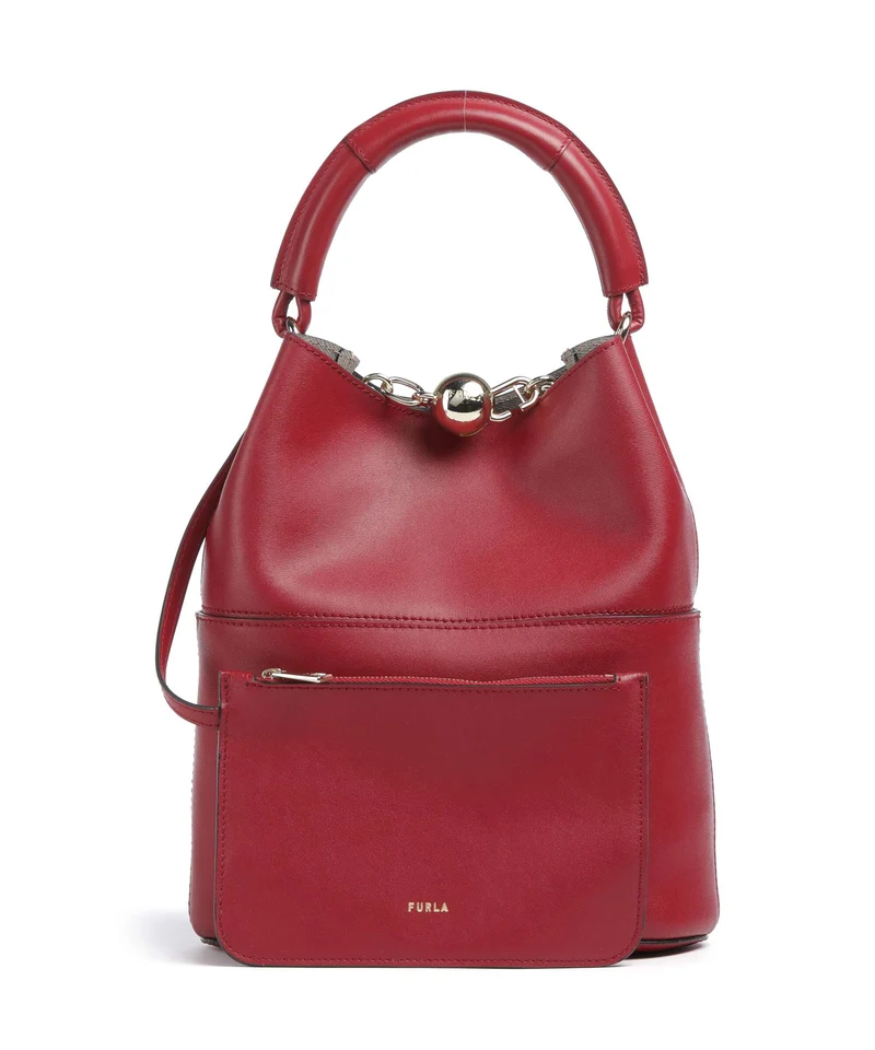 Furla Sfera S Bucket bolso de mano lacca/vaniglia