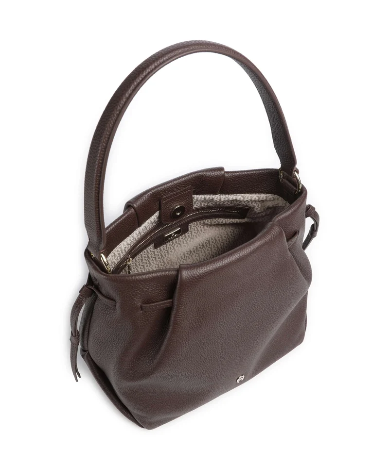 Aigner Paola M Bucket bolso de mano soil brown