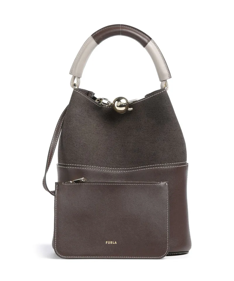 Furla Sfera S Bucket bolso de mano espresso/brown