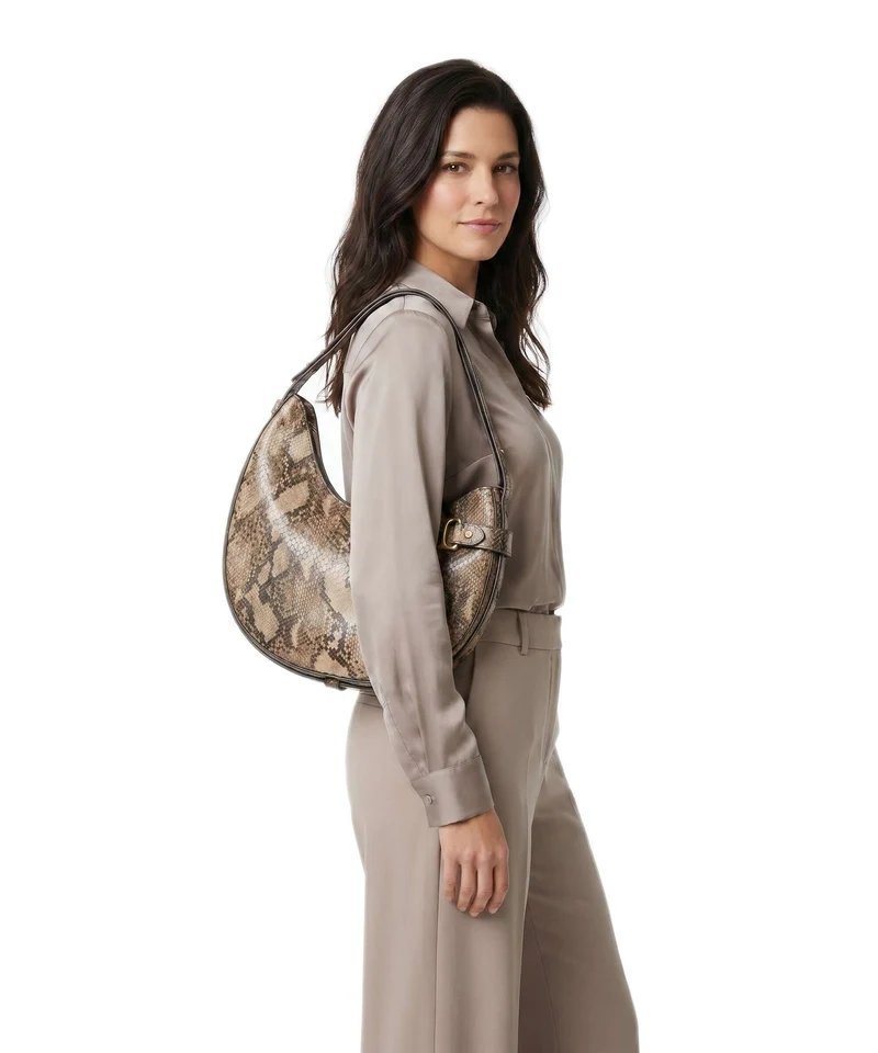 Lauren Ralph Lauren Tasha Large Bolso de hobo tan multi
