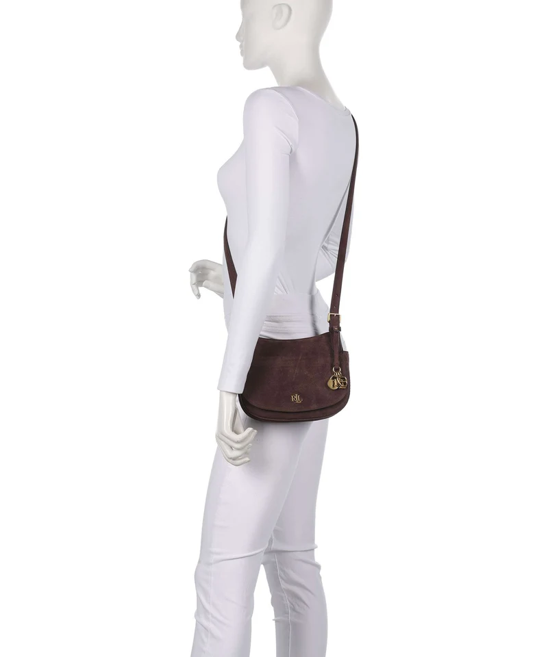 Lauren Ralph Lauren Marcy Medium Bandolera chestnut brown