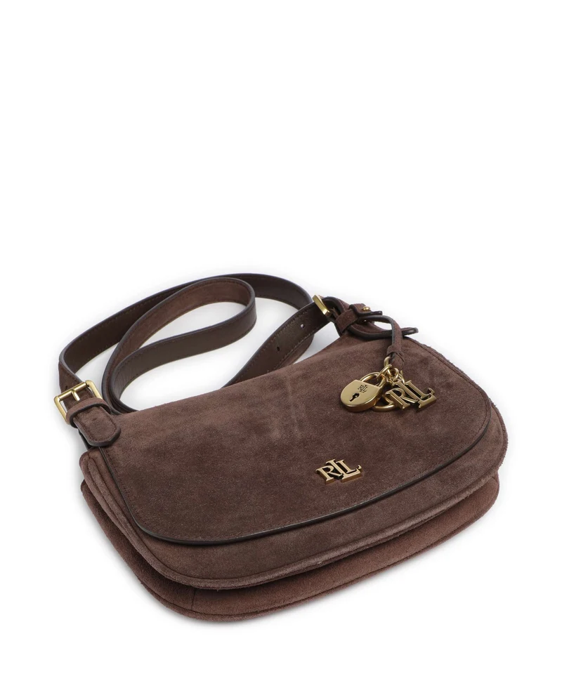 Lauren Ralph Lauren Marcy Medium Bandolera chestnut brown