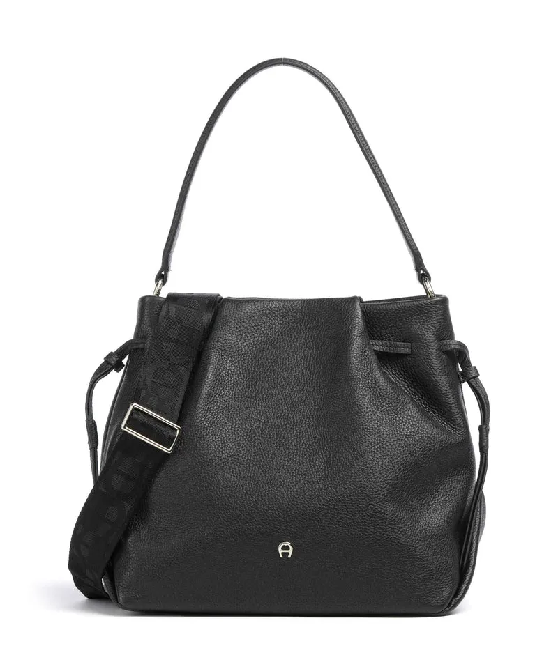 Aigner Paola M Bucket bolso de mano black