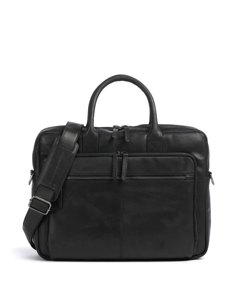 The Chesterfield Brand Wax Pull Up Cow Tacama Bolso para portátil black