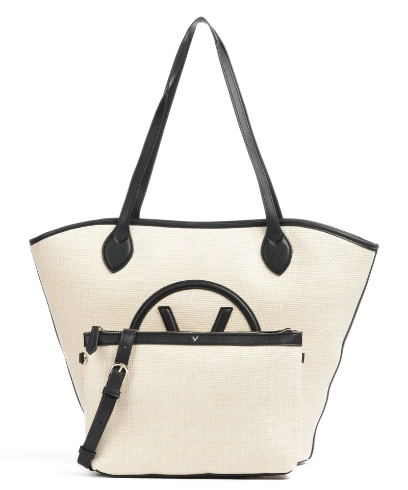 Valentino Bags Covent Bolsa shopping naturale/nero