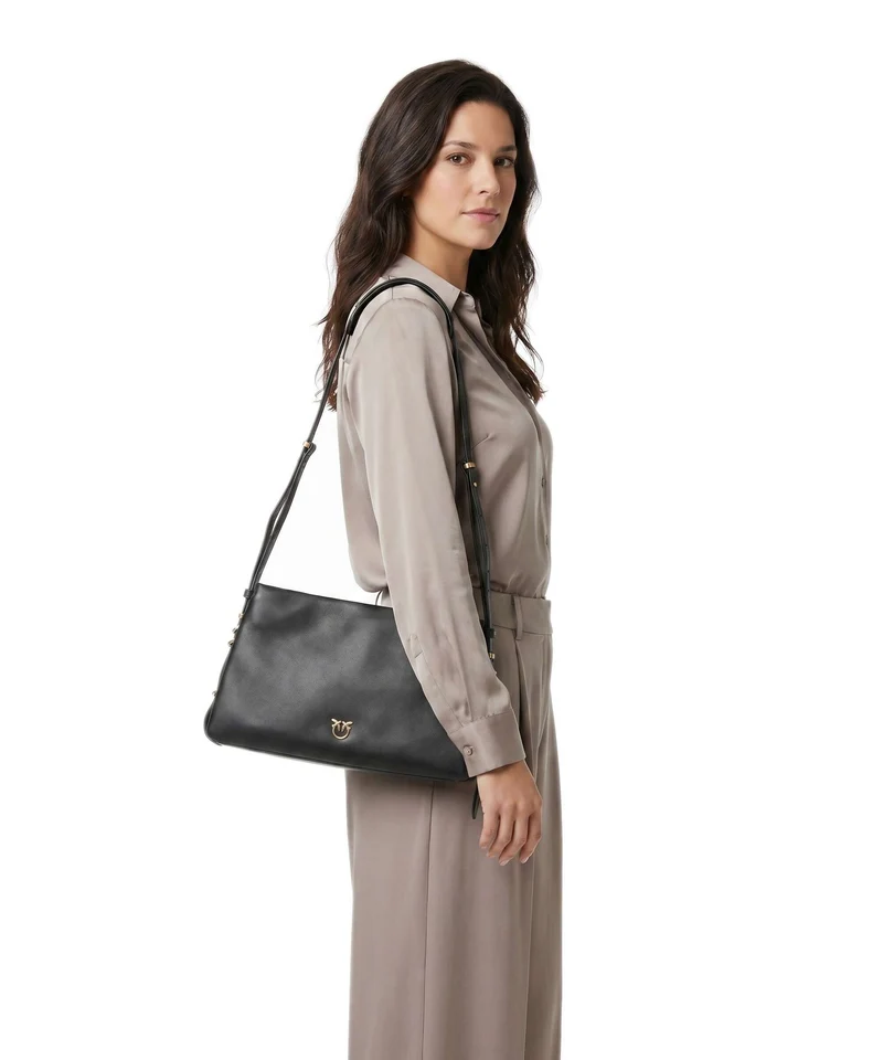 Pinko Triplet Bolso de hombro nero/antique gold