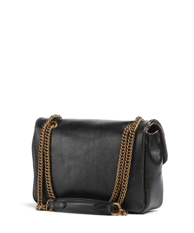 Vivienne Westwood Anita Laser Line Medium Bolso de hombro black/beige