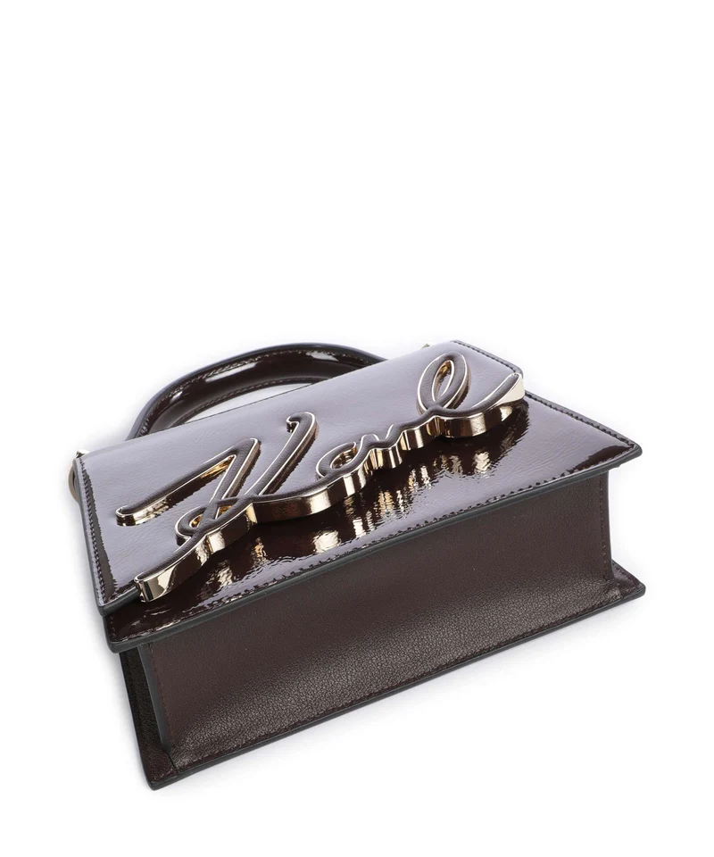 Karl Lagerfeld K/Signature 2.0 Small Bandolera tobacco