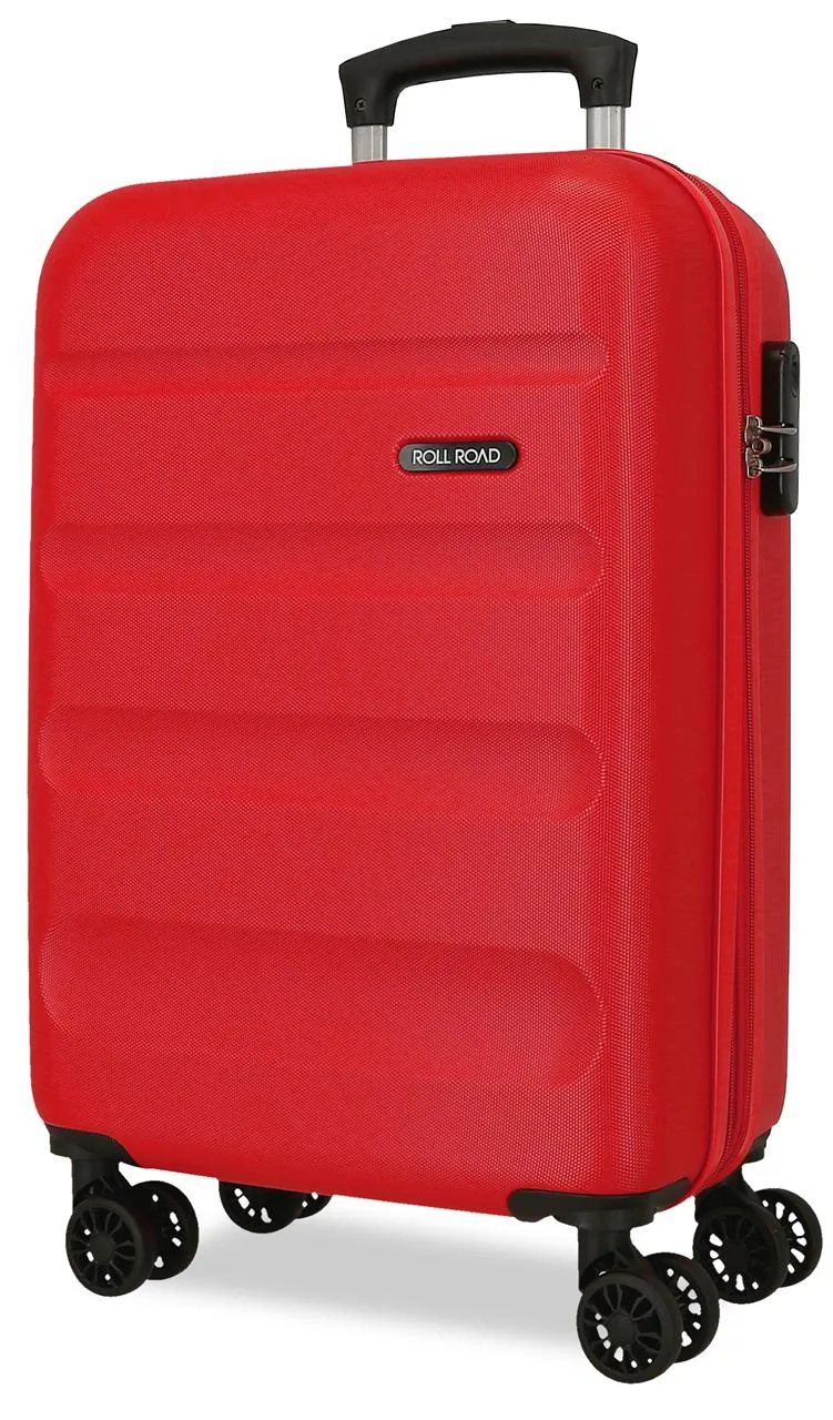 5848664 TROLLEY ABS 55CM. C/EXP. 4R. RR FLEX ROJO