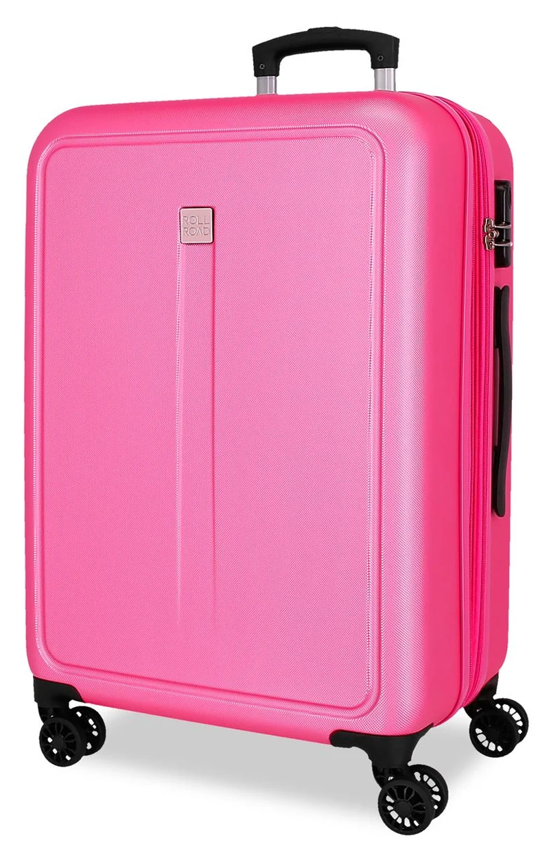 506922E TROLLEY ABS 65CM. C/EXP. 4R. RR CAMBOYA ROSA CLARO