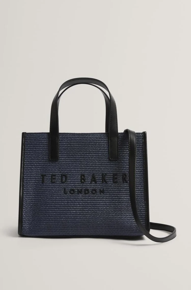 Ted Baker Paolina Faux raffia Small Icon Bag