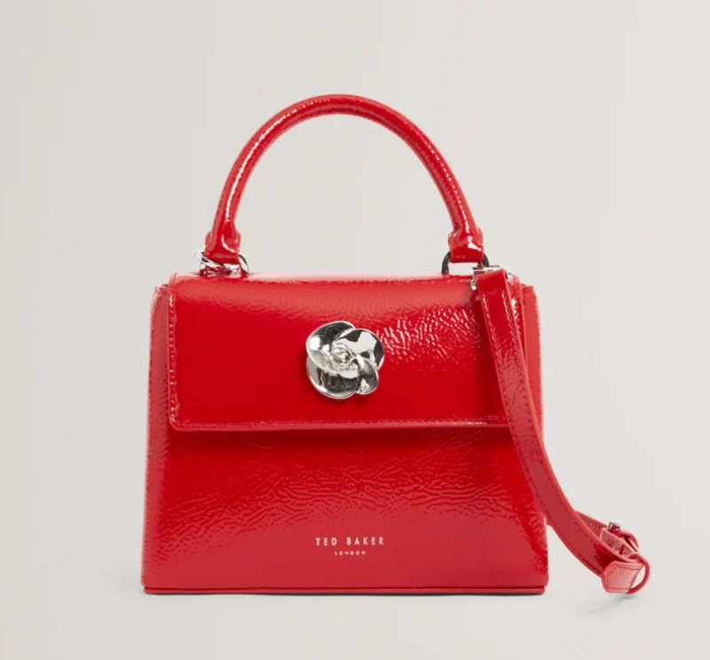 Ted Baker Roseau Rose Detail Mini Crinkle bag