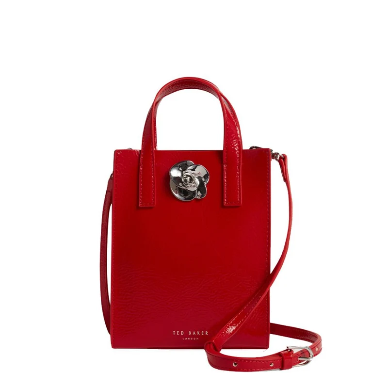 Ted Baker Rosseem Rose Detail Crinkle Small Bag