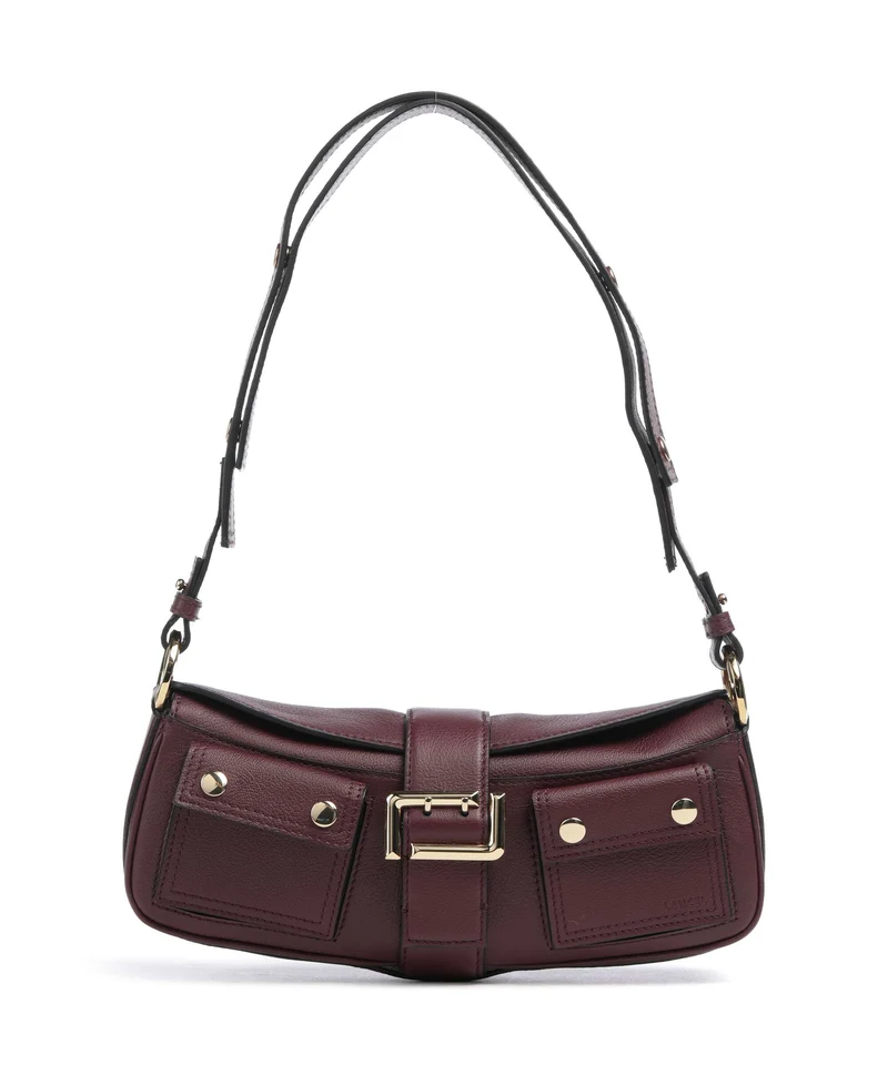 Lancel Multipocket Bolso de hombro cassis