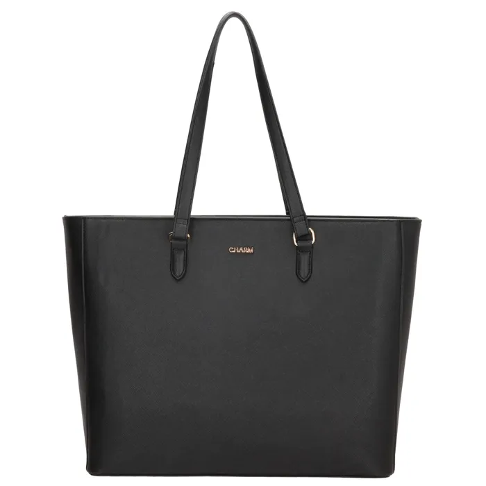 Charm London Birmingham Shopper 15,6 inch Gouden Rits